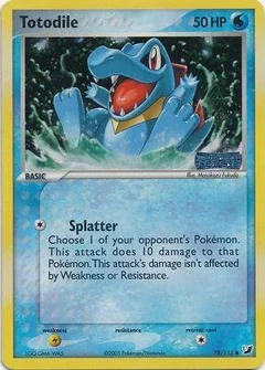 Totodile Reverse Holo 78