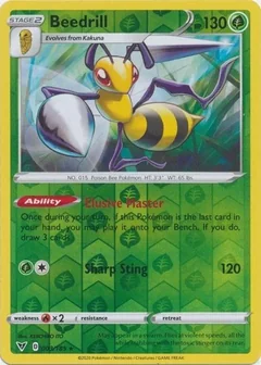 Beedrill Reverse Holo 3