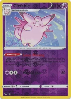 Clefable Reverse Holo 64