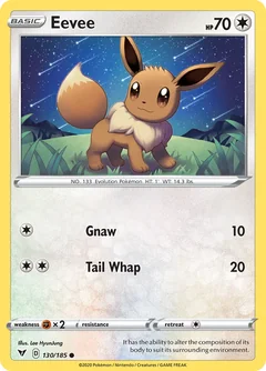 Eevee Reverse Holo 130