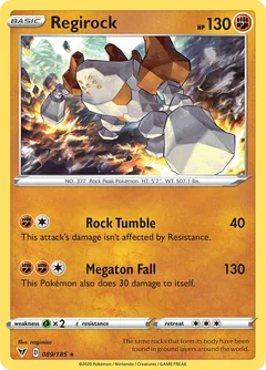 Regirock Reverse Holo 89