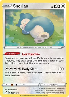 Snorlax Stamped 131