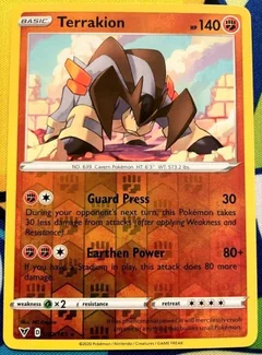 Terrakion Reverse Holo 92
