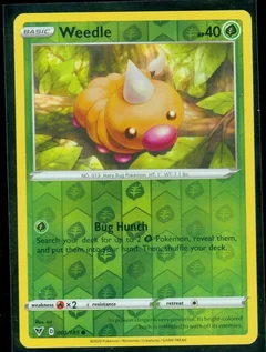 Weedle Reverse Holo 1