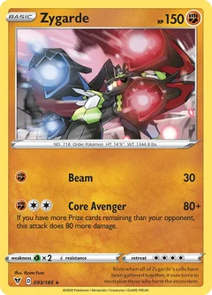 Zygarde Reverse Holo 93