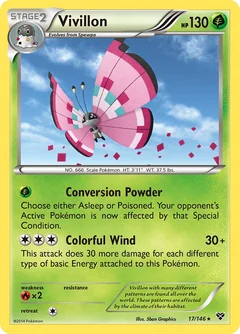 Vivillon Cosmos Holo 17