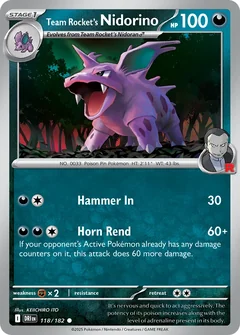 Team Rocket's Nidorino