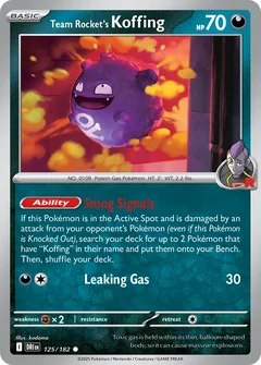 Team Rocket's Koffing
