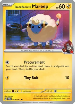 Team Rocket's Mareep