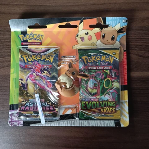 Back To School Eevee Eraser 2 Pack Blister
