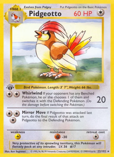 Pidgeotto Trainer Deck B