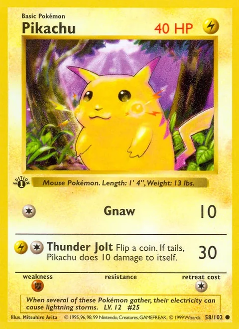 Pikachu Poketour 1999