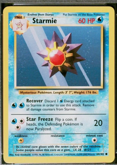 Starmie 1999 2000