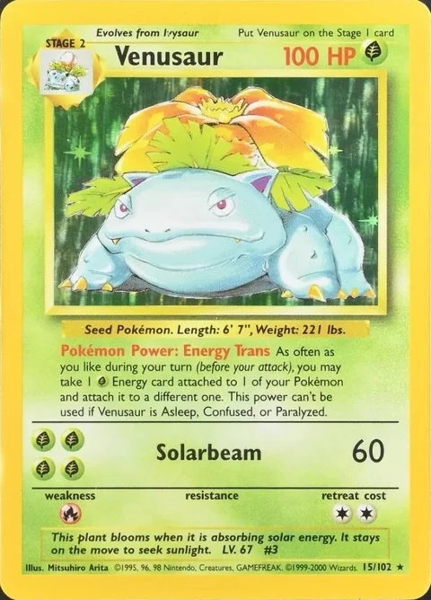 Venusaur 1999 2000