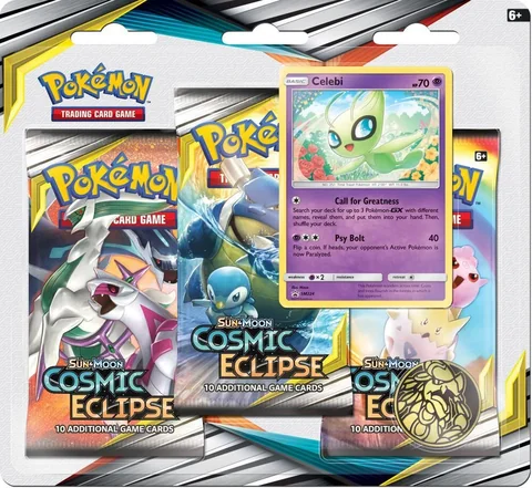 3 Pack Blister Celebi