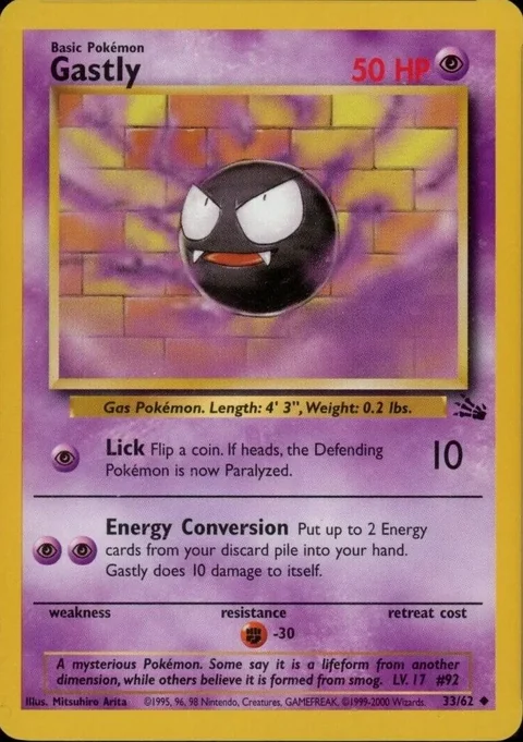 Gastly 1999 2000