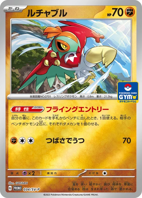 Hawlucha Gym 34Sv P
