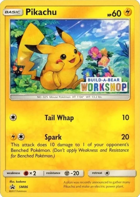 Pikachu Build A Bear