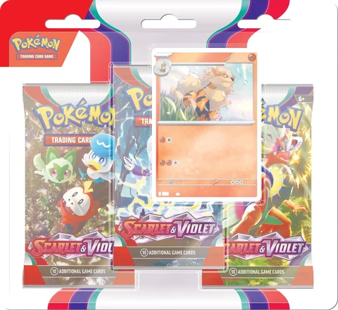 Arcanine 3 Pack Blister