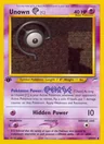 Unown [C] (1st Edition)