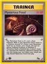 Mysterious Fossil 1St Edition 62