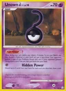 Unown Reverse Holo 82