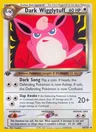 Dark Wigglytuff 1St Edition 40