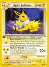 Light Jolteon 1St Edition 48