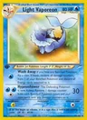Light Vaporeon 1St Edition 52
