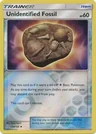 Unidentified Fossil Reverse Holo 134