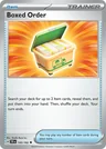 Boxed Order